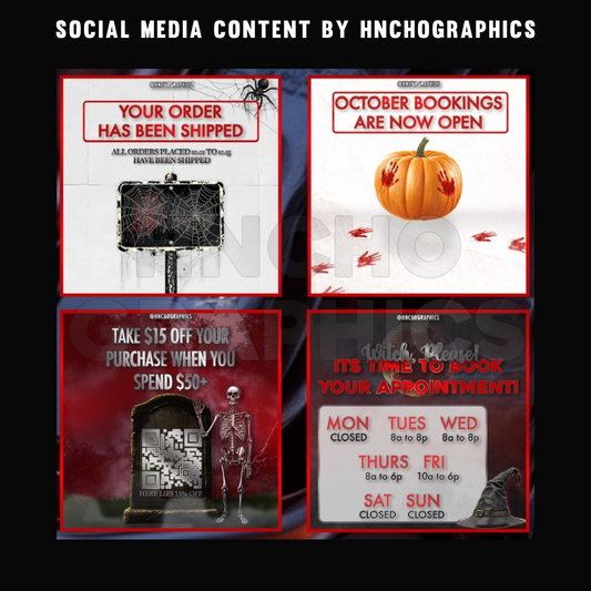 4-Pack Social Media Content