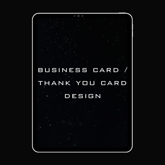 Business/Thank You Card Design