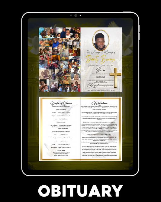 Obituary Design