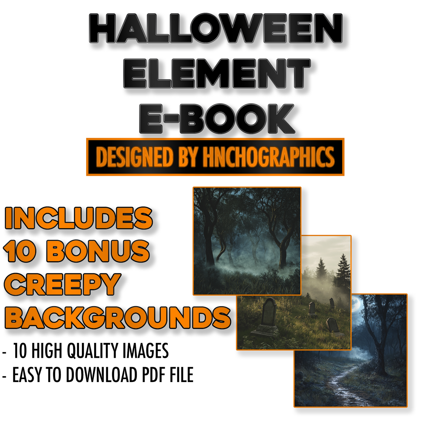 Halloween Element E-Book