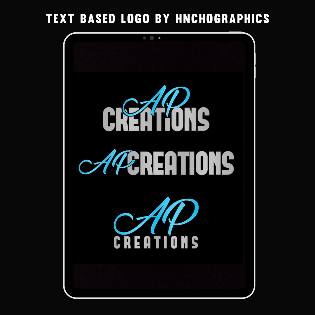 Text Based Logo Design